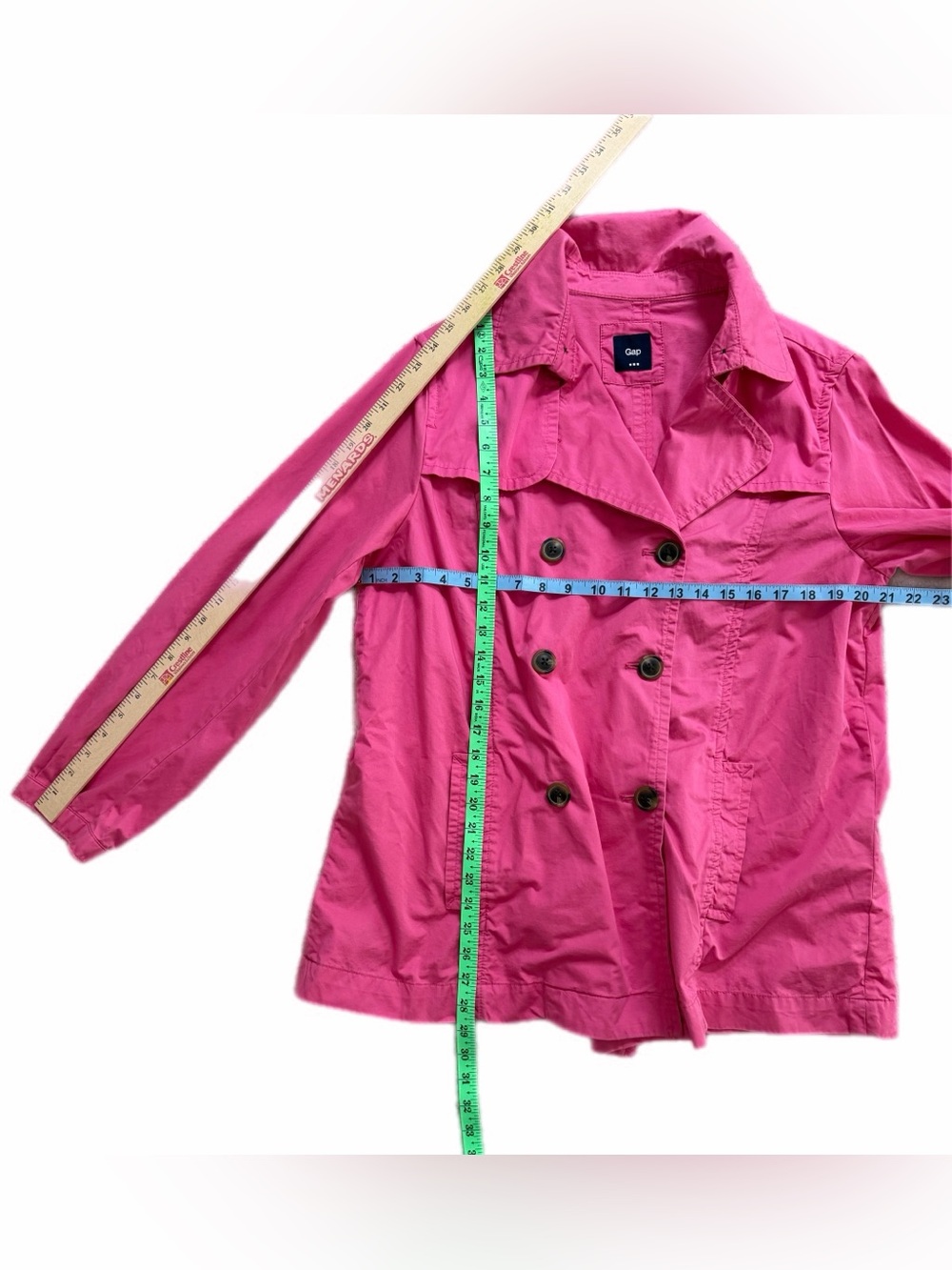 Gap Pink Double Breasted Trench Jacket
Lightweight Coat Women's large - Picture 12 of 16